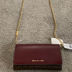 NWT Michael Kors wallet on a chain crossbody